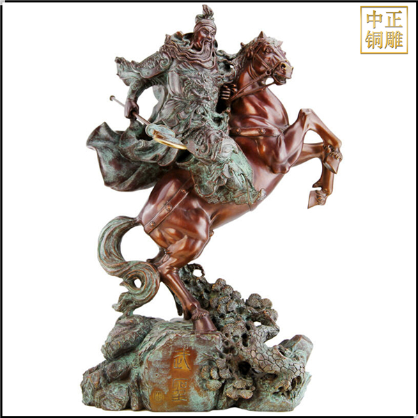 純銅騎馬銅關(guān)公擺件工藝品.jpg